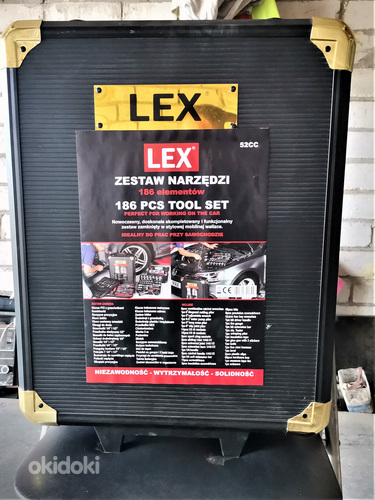 Набор инструментов 186 деталей LEX (фото #1)