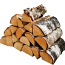 Сухие дрова из березы 30 cм, 40L в сетках (фото #1)