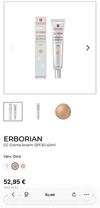 ERBORIAN CC Crème SPF30 40ml (Dore) (2 foto / 2)