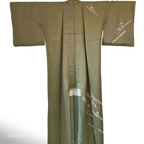 Винтажное шелковое кимоно (фото #4)