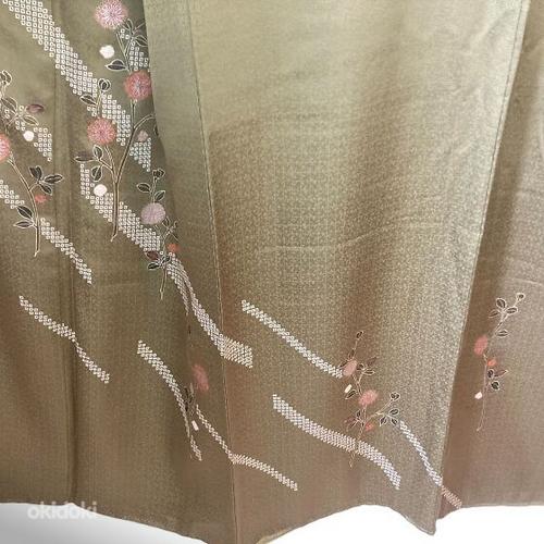 Винтажное шелковое кимоно (фото #7)