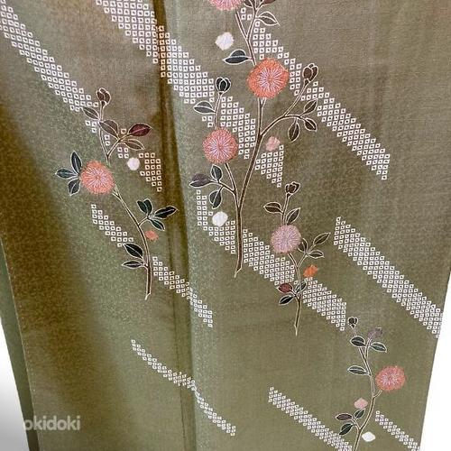 Винтажное шелковое кимоно (фото #8)
