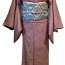 Винтажное шелковое кимоно, розовое (фото #5)