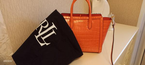 Новая кожаная сумка Lauren Ralph Lauren (фото #2)