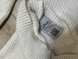 Stone Islandi valge kampsun (L, sobib pigem suurusele M) (3 foto / 4)