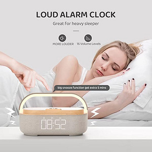 Colsur Alarm Clock Radio Bluetooth Speaker Wireless Charger (6 foto / 7)