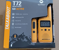 Motorola T72 Talkabout PMR radio stations kit Walkie Talkie