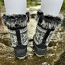 Грязевые и зимние ботинки средней высоты с тканым узором (фото #2)