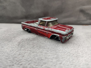 Hot Wheels Custom '62 Chevy Vintage Rojo Batea Custom (2 foto / 2)