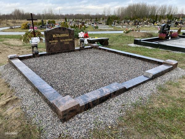 Hauakivid ja hauapiirded (graniit, betoon, paekivi)