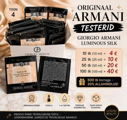 Giorgio Armani Luminous Silk 1 ml originaalsed testerid