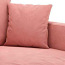 2-местный бархатный розовый диван (фото #4)