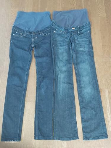 2 пары джинсов для беременных H&M, s34 (фото #1)