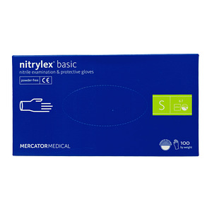 Нитриловые перчатки Mercator Nitrylex основные синие (1 фото из 2)