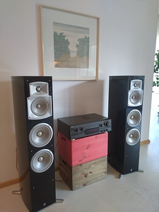 Kõlarid Yamaha NS-555 + Technics SA-AX540 ressiiver (4 foto / 10)