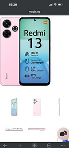 Mobiiltelefon Redmi 13, 128 GB (1 foto / 3)