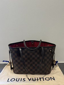 Authentic Louis Vuitton Neverfull PM Damier Ebene Canvas (2 foto / 10)