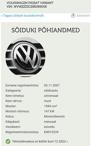 Volkswagen Passat b6 2.0 147kw (13 foto / 13)