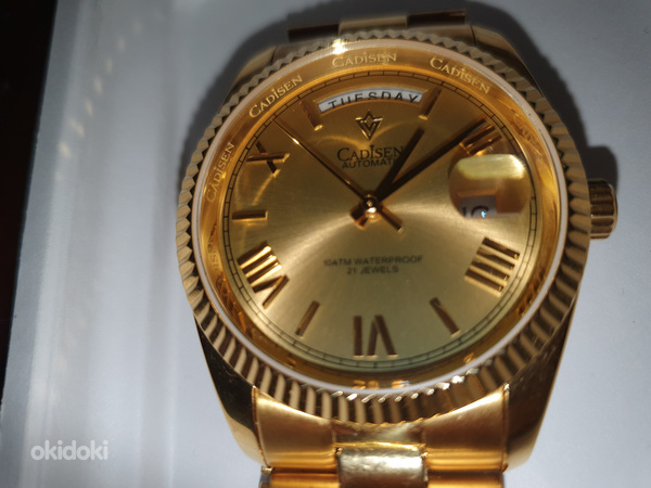 ROLEX,CADISEN GOLD часы (фото #1)