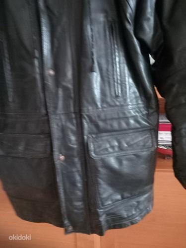 Куртка кожаная утепленная XL (фото #6)