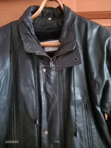 Куртка кожаная утепленная XL (фото #7)