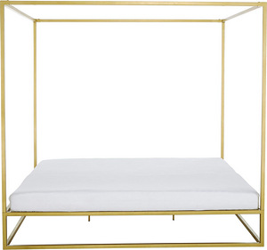 UUS! Westwing Super King Size kuldne voodi "BELLE" (3 foto / 7)