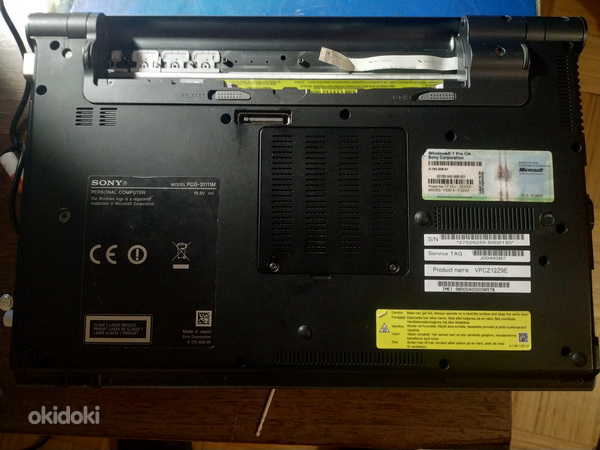 Sülearvutid LenovoT430S,MSI CX 623,SAMSUNG N210,SONY VAIO P (foto #10)