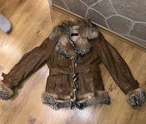 Зимняя Кожаная куртка