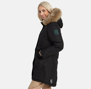 Huppa Vivian talveparka musta värvi XXL (46-50) NATURAALSE K (4 foto / 9)