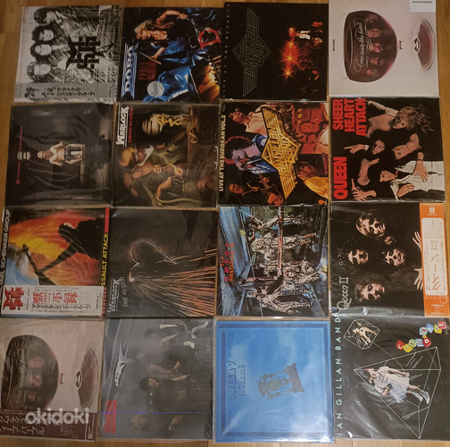 LPs QUEEN, DEEP PURPLE, MSG, I.GILLAN BAND LP Японское издан