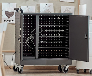 Ratastel laadimiskapp RECHARGE. 835 x 760 x 350 mm (3 foto / 3)