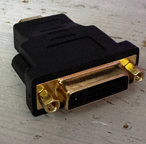 Adapter Gembird HDMI male, DVI (3 foto / 3)