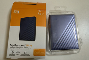 Uus WD My Passport Ultra 6TB väline kõvaketas, Windows (1 foto / 1)