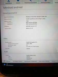 HP EliteBook 1030 G1 Puuteekraan 16gb/256ssd/3200x1800 (5 foto / 5)