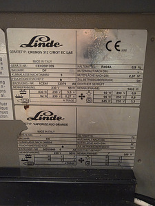 Müüa külmlett / külmvitrine Linde (5 foto / 5)
