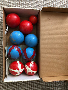 Набор деревянных шаров BOCCIA из 70-х Оригинал