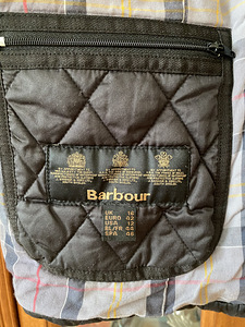 Barbour must tepitud jakk, suurus 42 (3 foto / 3)