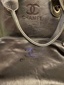 CHANEL suur nahkkott + väike kott / replica (2 foto / 3)