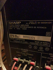 Hifi komplekt sharp-jbl (1 foto / 2)