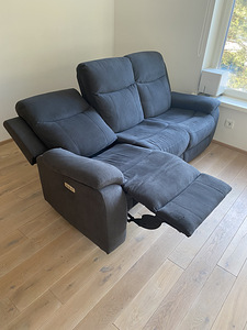 Diivan MILO 3-kohaline elektriline recliner, hall (5 foto / 5)