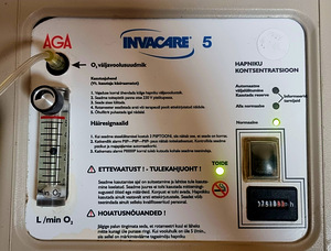 Hapnikukontsentraator Invacare 5 (2 foto / 3)