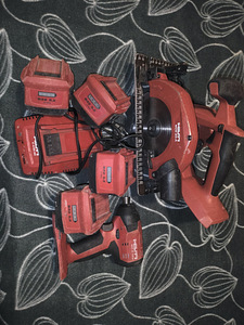Аккумуляторная дисковая пила Hilti, зарядное устройство, акк