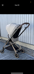 Cybex Mios V3 прогулочная коляска Pearl Grey с рамой Rose Gold (10 фото из 10)