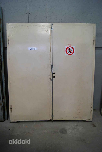 Металлическая дверь с двумя дверями (фото #1)