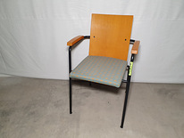 Стул для клиентов, штабелируемый стул Martela, 4 шт.