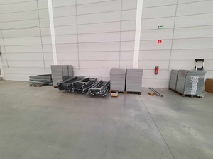 Metallist laoriiuli komplekt, 2100x750x600 mm, suur kogus (6 foto / 7)