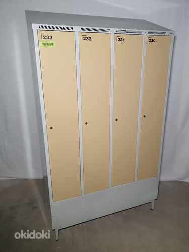 Металлический шкаф, 4 двери, 2 шт, в наличии большее количес (фото #1)