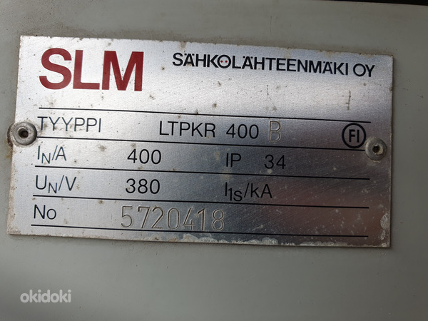 Alajaotuskilp SLM LTPKR 400 A (foto #6)