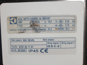 Keedukatel Electrolux Gryta Variomix 50L (9 foto / 9)