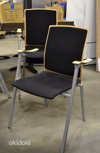 Стул для клиентов, штабелируемый стул Klaessons, 16 шт. (фото #1)